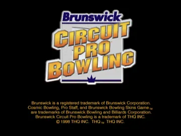 Brunswick Circuit Pro Bowling (USA) screen shot title